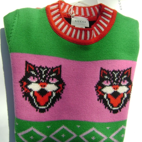 GUCCI WOOL/CASHMERE SWEATER NWT - Picture 4 of 6